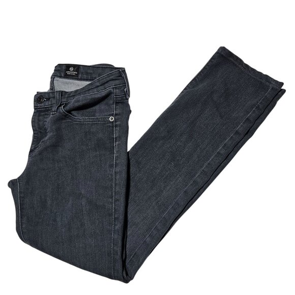 AG Stevie Slim Straight Jeans Womens Size 26 Low Rise Dark Wash Denim Pants - Picture 1 of 6